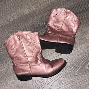 Little Girls Pink Cowgirl boots Size 12